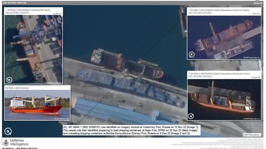 Lodě plující z KLDR do Ruska zřejmě převážely munici. Porušily sankce